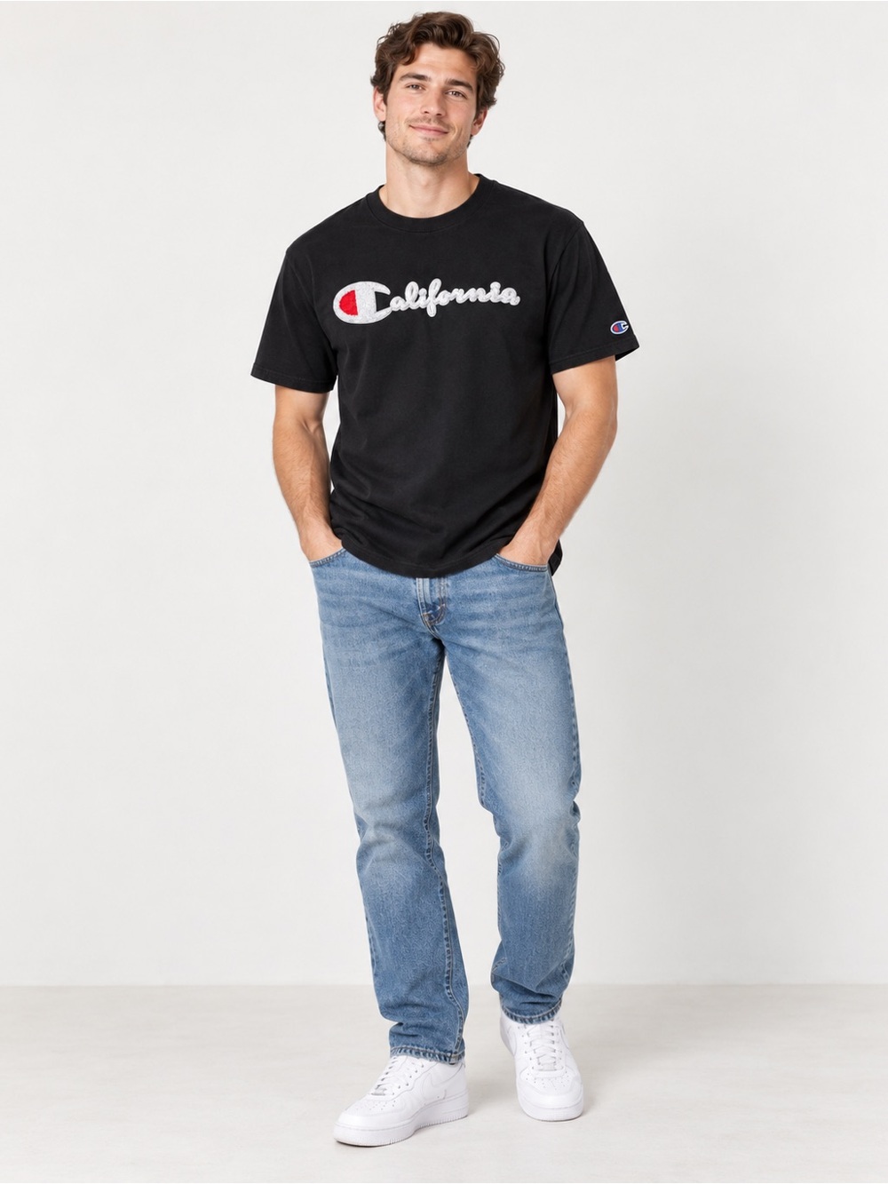 Champion California Black Graphic T-Shirt – Men’s Large